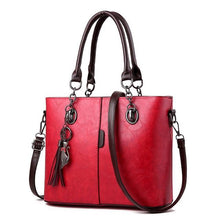 Clementine Leather Feel Large Tote